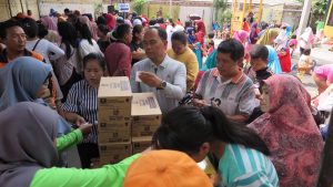 Pangan Murah di Cilincing Berseri Diminati Warga