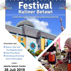 Festival Kuliner Betawi 2019 Digelar Akhir Pekan, Kembangkan Potensi Kuliner Oblok Bebek