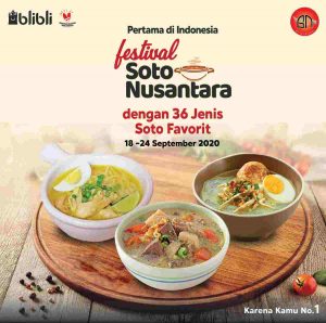 Blibli Hadirkan Festival Soto Nusantara Online Pertama: Manjakan Penggemar Kuliner Citarasa Indonesia