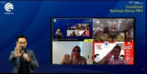 WEBINAR SOSIALISASI BANTUAN BERAS PKH