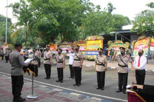 Polres Kep Seribu Gelar Upacara Sertijab Sejumlah Pejabat Baru