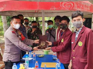 Kapolres Kep Seribu Terima Kedatangan Pengurus Himpunan Mahasiswa Pulau Seribu