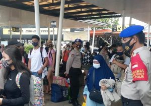Kasat Polair Polres Kep Seribu Pimpin Pelaksanaan Giat Pendisiplinan Prokes