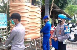 Polres Kep Seribu Terapkan Prokes Di Lingkungan Mako