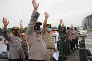 Polres Kep Seribu Luncurkan Keberangkatan Tim Pemburu Covid-19