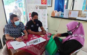 Bersama Tim Terpadu, Polres Kep Seribu Lakukan Pelayanan SKCK Jemput Bola