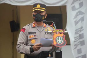 Kapolres Kep Seribu Pimpin Apel Gelar Pasukan Ops Lilin Jaya -2020 Polres Kep Seribu