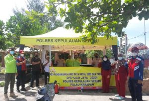 Pos Pam Ops Lilin Jaya Polsek Kep Seribu Utara, Konsisten Terapkan Prokes Ke Wisatawan