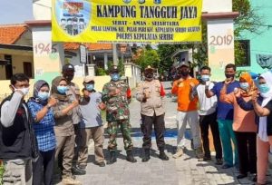 Terbukti, Satu Lagi Kampung Tangguh Polres Kep Seribu Turunkan Angka Kasus Covid-19.