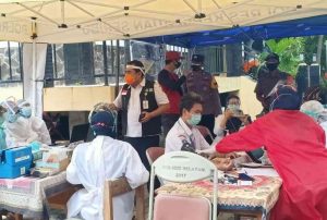 Hari ini, Polres Kep Seribu Bersama Puskesmas Kelurahan Melakukan Swab Tes kepada Warga di 4 Pulau