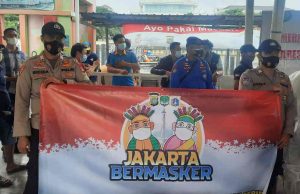 Sukseskan “Jakarta Bermasker”, Hari ini Polres Kep Seribu Bagikan 6000 Masker Gratis