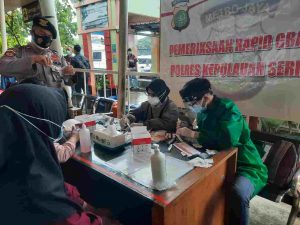 Kampung Tangguh Polres Kep Seribu Terus Adakah Rapih Tes Gratis Ke Pendatang