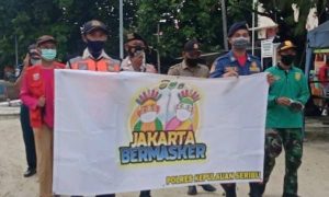 Gencarkan “Jakarta Bermasker”, 8 KTJ Di Kep Seribu Serentak Bagikan Masker Gratis