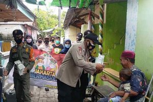 Bagikan Masker Gratis, 3 Pilar Kep Seribu Terus Gencarkan Gerakan “Jakarta Bermasker”