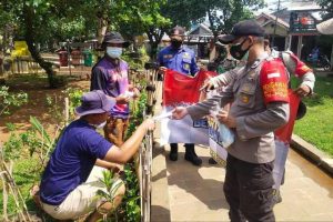 Dukung PPKM Mikro, “Jakarta Bermasker” 3 Pilar Kep Seribu Terus Bagikan Masker