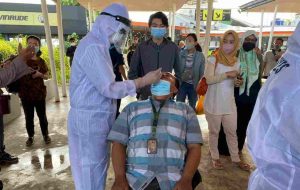 Polres & Polsek Jajaran Polres Kep Seribu Rapid Tes Antigen Gratis Warga & Wisatawan