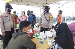 Cegah Covid-19, 3 Pilar Kep Seribu Utara Rapid Tes Gratis Semua Pendatang Di Pulau Pramuka