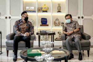 Ketum AHY Silaturahmi ke Kediaman Jusuf Kalla