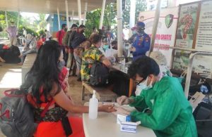 48 Warga & Wisatawan Yang Akan Ke Pulau Dapat Pelayanan Rapid Tes Gratis dari 3 Pilar Kep Seribu