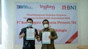 TINGTONG Menandatangani Kerjasama Dengan BNI WIRAUSAHA Untuk DriveThru Rapid Test