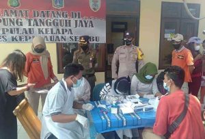 Polres Kep Seribu Perketat Prokes dan Adakan Rapid Tes