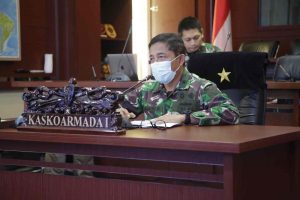 Kaskoarmada I menjadi Pembicara Dalam Forum Strategis II Pasis Dikreg Seskoal Angkatan Ke-59 TA. 2021