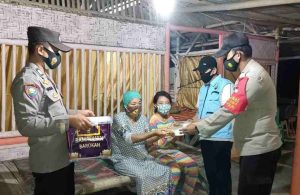 Hari ke sembilan Bulan Puasa Ramadhan 1442 H Polres Kep Seribu Terus Bagikan Makan Sahur di Delapan Pulau