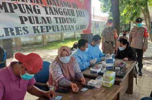 Posko Kampung Tangguh Jaya Pulau Tidung Adakan Rapid Tes Gratis