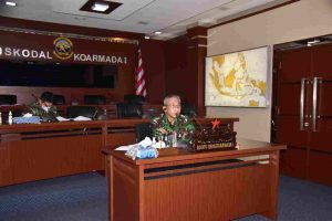 Asops Pangkoarmada I Hadiri Rakor Pembangunan Menara Suar Karang Singa