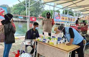 Polres Kep Seribu Antisipasi Lonjakan Pengunjung Jelang Liburan Idul Fitri 1442 H Ketatkan Protokol Kesehatan