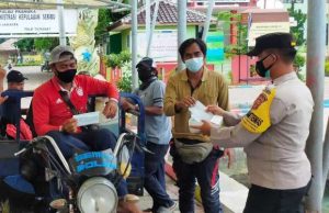 Polres Kep Seribu Bagikan 2.400 Masker Medis Gratis
