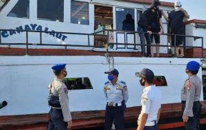Operasi Ketupat Jaya 2021 Satpolair Polres Kep Seribu Himbau Keselamatan Kerja dan Prokes