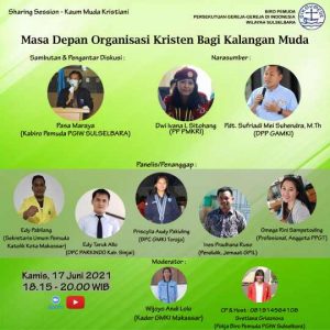 Masa Depan Organisasi Kristen Dibahas Pokja Biro Pemuda PGIW SULSELBARA