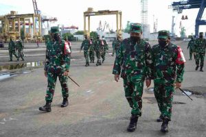 DANLANTAMAL III JAKARTA HADIRI PENINJAUAN KESIAPAN LATIHAN ARMADA JAYA XXXIX / 2021