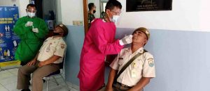 VARIAN BARU COVID-19 MUNCUL, LANTAMAL III GELAR TES SWAB ANTIGEN KEPADA SELURUH PERSONEL MILITER DAN PNS