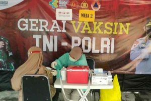 42 Warga, Hari Ini Jalani Suntik Vaksin di Gerai Vaksin Presisi Polres Kepulauan Seribu