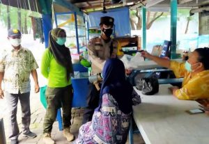 3 Masker, 1.600 Masker Medis dibagikan oleh Polres Kep Seribu