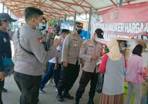 Himbau dan Bagikan 1.500 Masker, Upaya Polres Kep Seribu Cegah Sebaran Covid-19