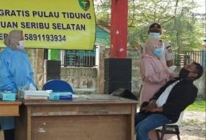 Perkuat PPMK Mikro, Polsek Kep Seribu Selatan Terus Giatkan Testing Swab Antigen