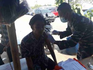 TNI AL LANTAMAL III: TERUS SIAGA LAYANI VAKSIN COVID-19 MASYARAKAT MARITIM