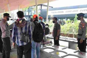 PPKM Level3, Aturan ProKes terus diketatkan Polres Kep Seribu di Dermaga-dermaga Keberangkatan
