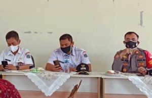 Rakor Lintas Sektoral, Kapolsek Kep Seribu Utara Sampaikan Cara Pertahankan Zona Hijau Covid-19
