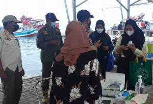 Gelar Ops Yustisi Gabungan Serentak di 2 Pulau, Polsek Kep Seribu Utara Jaring 8 Pelanggar ProKes