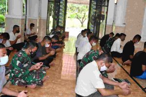 SONGSONG HUT KE-76 TNI, LANTAMAL III GELAR DOA BERSAMA