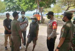 Giatkan Ops Yustisi Gabungan di 2 Pulau, Polsek Kep Seribu Selatan Tindak 8 Pelanggar ProKes