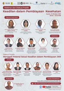 PKJS-UI  Gelar  Webinar dan Diskusi Publik “Keadilan dalam Pembiayaan Kesehatan”.