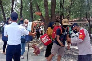 274 Orang Tiba di Wilayah Kep Seribu Selatan, Polsek Kep Seribu Selatan Tempatkan Personel di 4 Dermaga Kedatangan