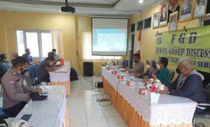 Kumpulkan Pelaku Wisata di Pulau Tidung, Sat Binmas Polres Kep Seribu Sampaikan Aturan PPKM Level 1