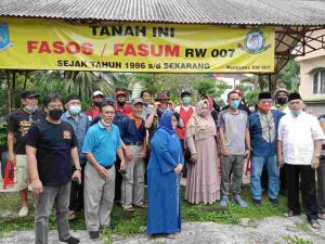 Warga Perumahan Lereng Indah Siap Membela & Mempertahankan Aset Fasum/Fasos dari Para Oknum Mafia Tanah