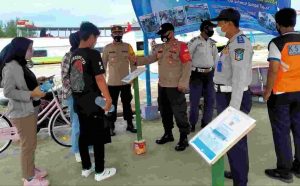 Usai Liburan, 123 Wisatawan Akan Tinggalkan Pulau Harapan Kep Seribu Utara Diwajibkan Scan Check Out Barcode Peduli Lindungi